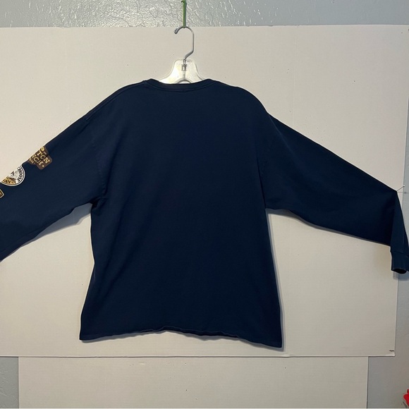Yellowstone, long sleeve T-shirt, extra large, navy blue. - Picture 2 of 6